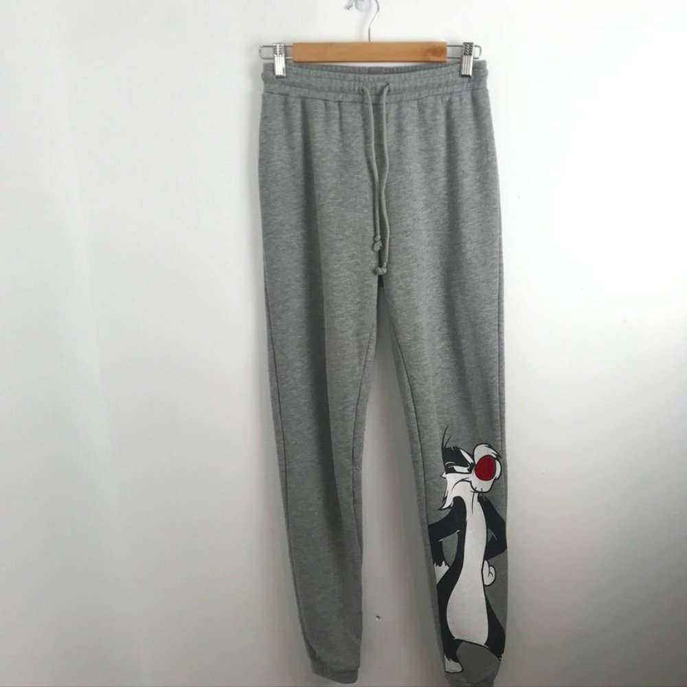 Looney Tunes Sylvester The Cat Sweat Pants